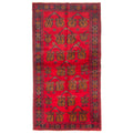 Ecarpetgallery Hand Knotted Teimani Red Wool Rug 34 X 64
