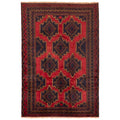 Ecarpetgallery Hand Knotted Teimani Red Wool Rug 65 X 97