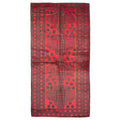 Ecarpetgallery Hand Knotted Teimani Red Wool Rug 34 X 67
