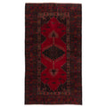 Ecarpetgallery Hand Knotted Teimani Red Wool Rug 38 X 63