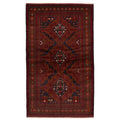 Ecarpetgallery Hand Knotted Teimani Red Wool Rug 37 X 62