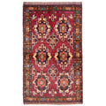 Ecarpetgallery Hand Knotted Teimani Red Wool Rug 36 X 62