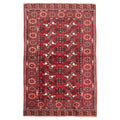 Ecarpetgallery Hand Knotted Teimani Red Wool Rug 42 X 66