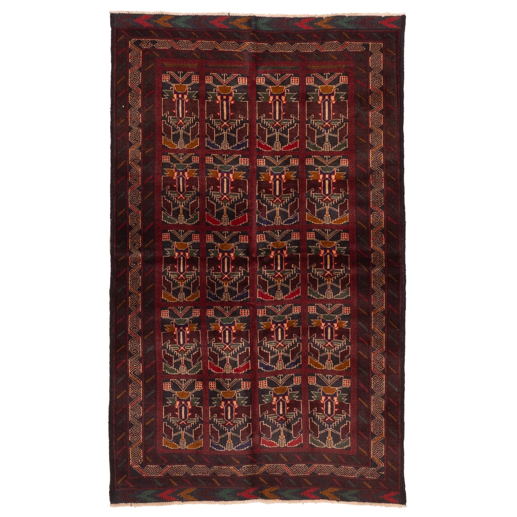 Ecarpetgallery Hand Knotted Teimani Red Wool Rug 38 X 62