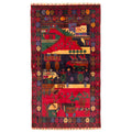 Ecarpetgallery Hand Knotted Teimani Red Wool Rug 35 X 63