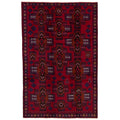 Ecarpetgallery Hand Knotted Teimani Red Wool Rug 63 X 95