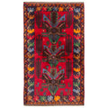 Ecarpetgallery Hand Knotted Teimani Red Wool Rug 37 X 63