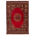 Ecarpetgallery Hand Knotted Teimani Red Wool Rug 45 X 67