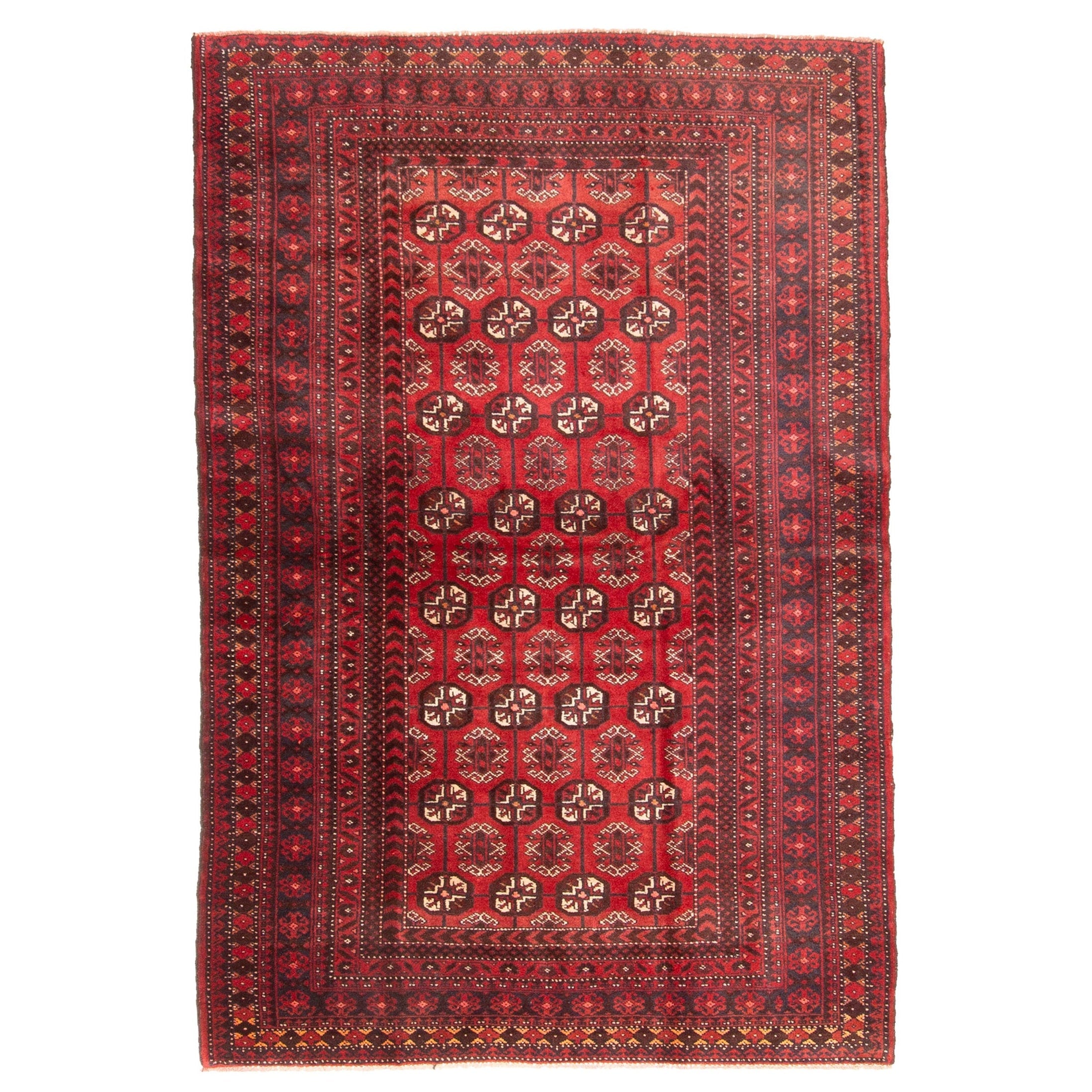 Ecarpetgallery Hand Knotted Teimani Red Wool Rug 310 X 60
