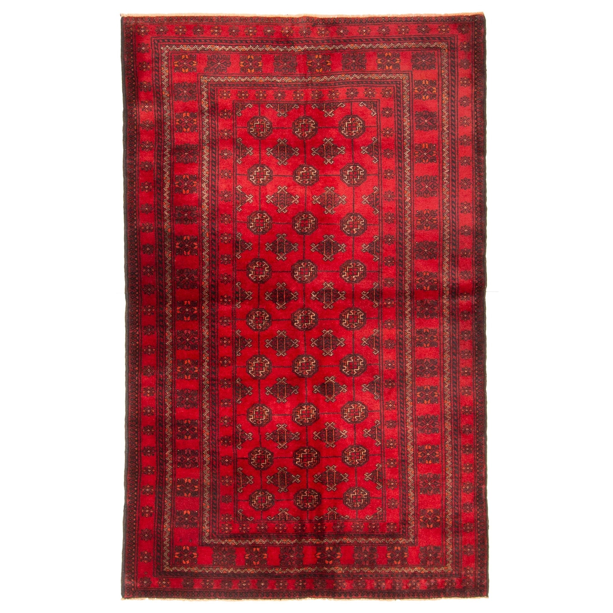 Ecarpetgallery Hand Knotted Teimani Red Wool Rug 311 X 65