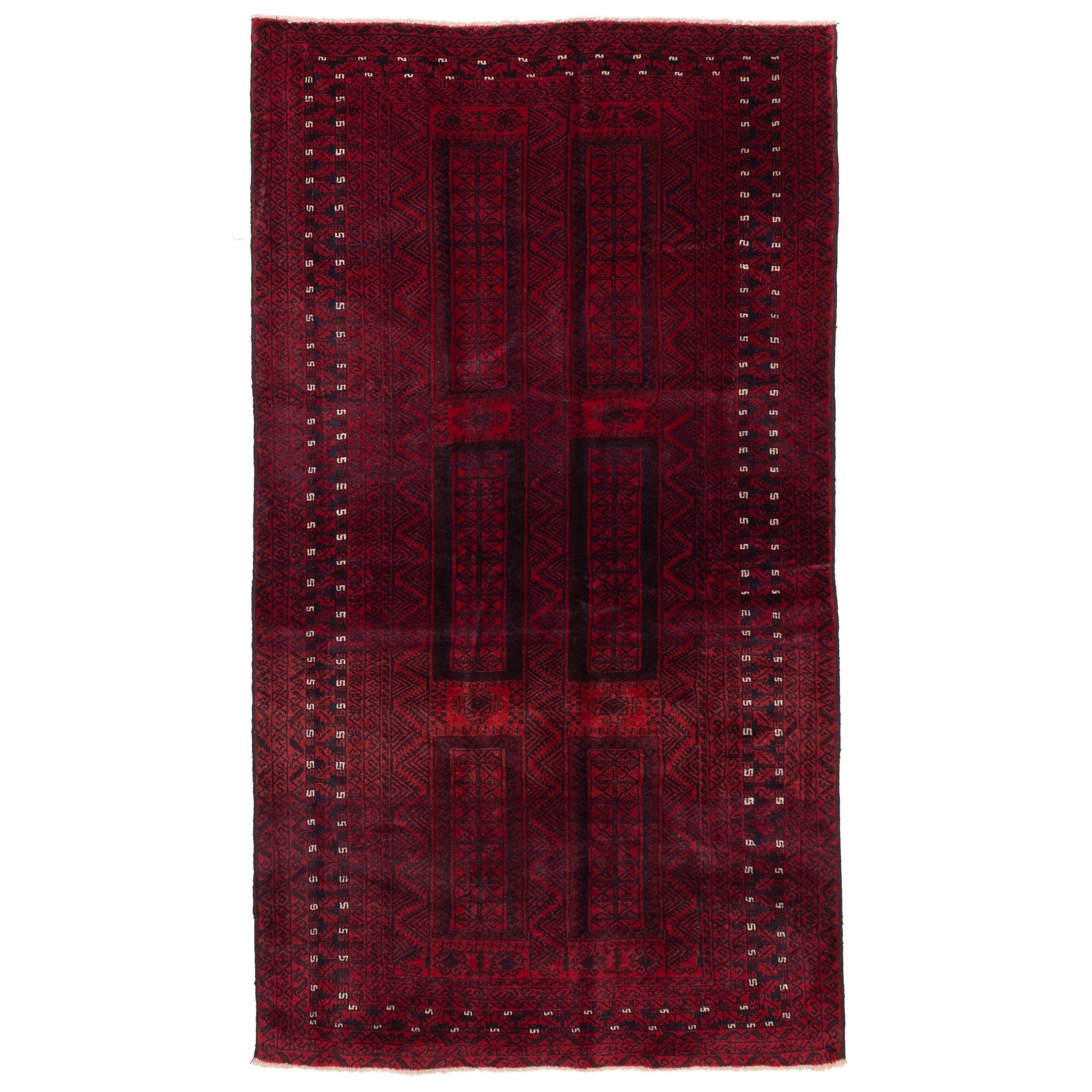 Ecarpetgallery Hand Knotted Teimani Red Wool Rug 42 X 78