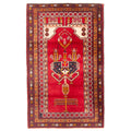 Ecarpetgallery Hand Knotted Teimani Red Wool Rug 211 X 49