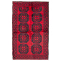 Ecarpetgallery Hand Knotted Teimani Red Wool Rug 37 X 63