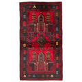 Ecarpetgallery Hand Knotted Teimani Red Wool Rug 36 X 65