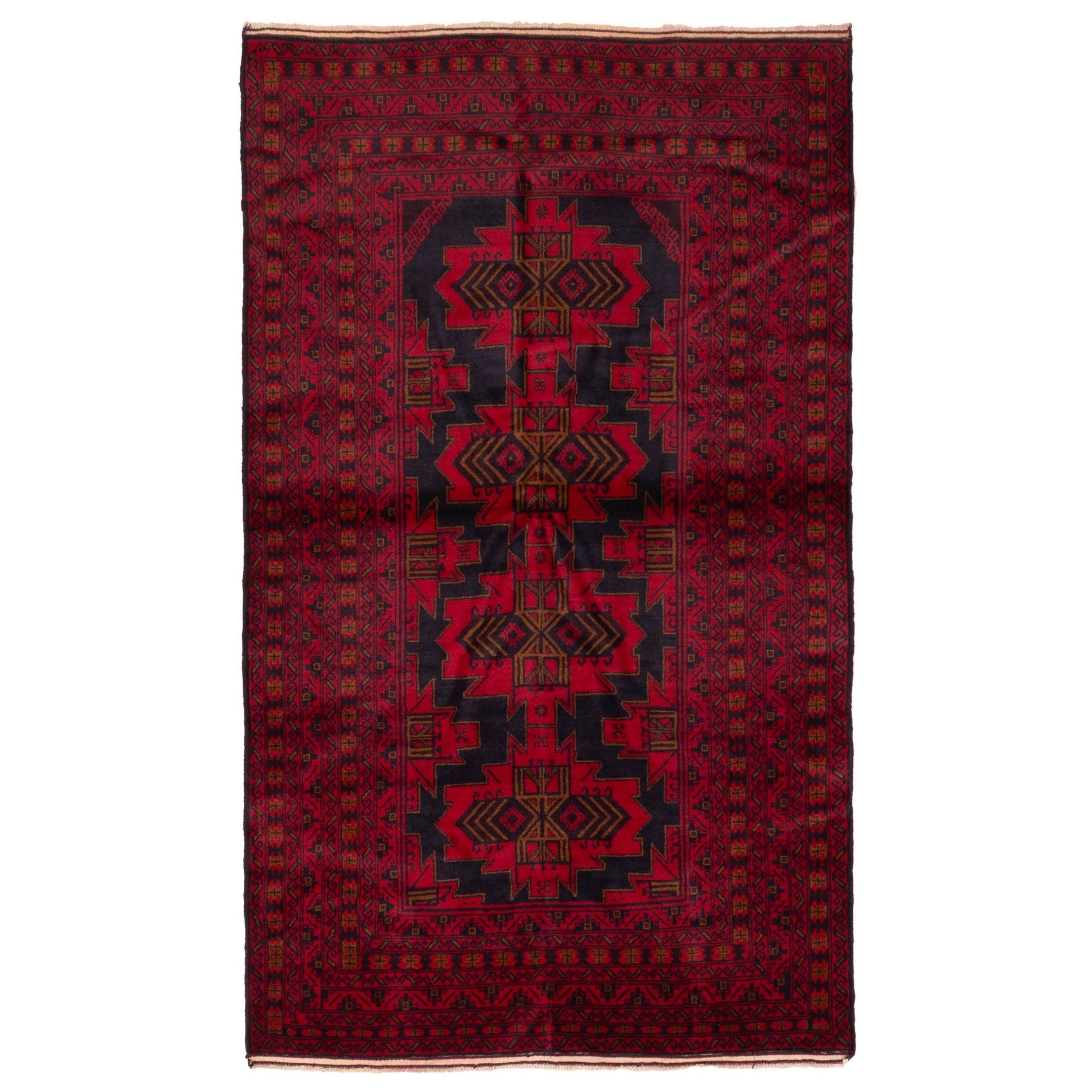 Ecarpetgallery Hand Knotted Teimani Red Wool Rug 310 X 68