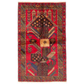 Ecarpetgallery Hand Knotted Teimani Red Wool Rug 35 X 58
