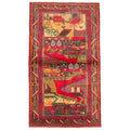 Ecarpetgallery Hand Knotted Teimani Red Wool Rug 37 X 64