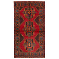 Ecarpetgallery Hand Knotted Teimani Red Wool Rug 35 X 64