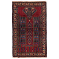 Ecarpetgallery Hand Knotted Teimani Red Wool Rug 41 X 67