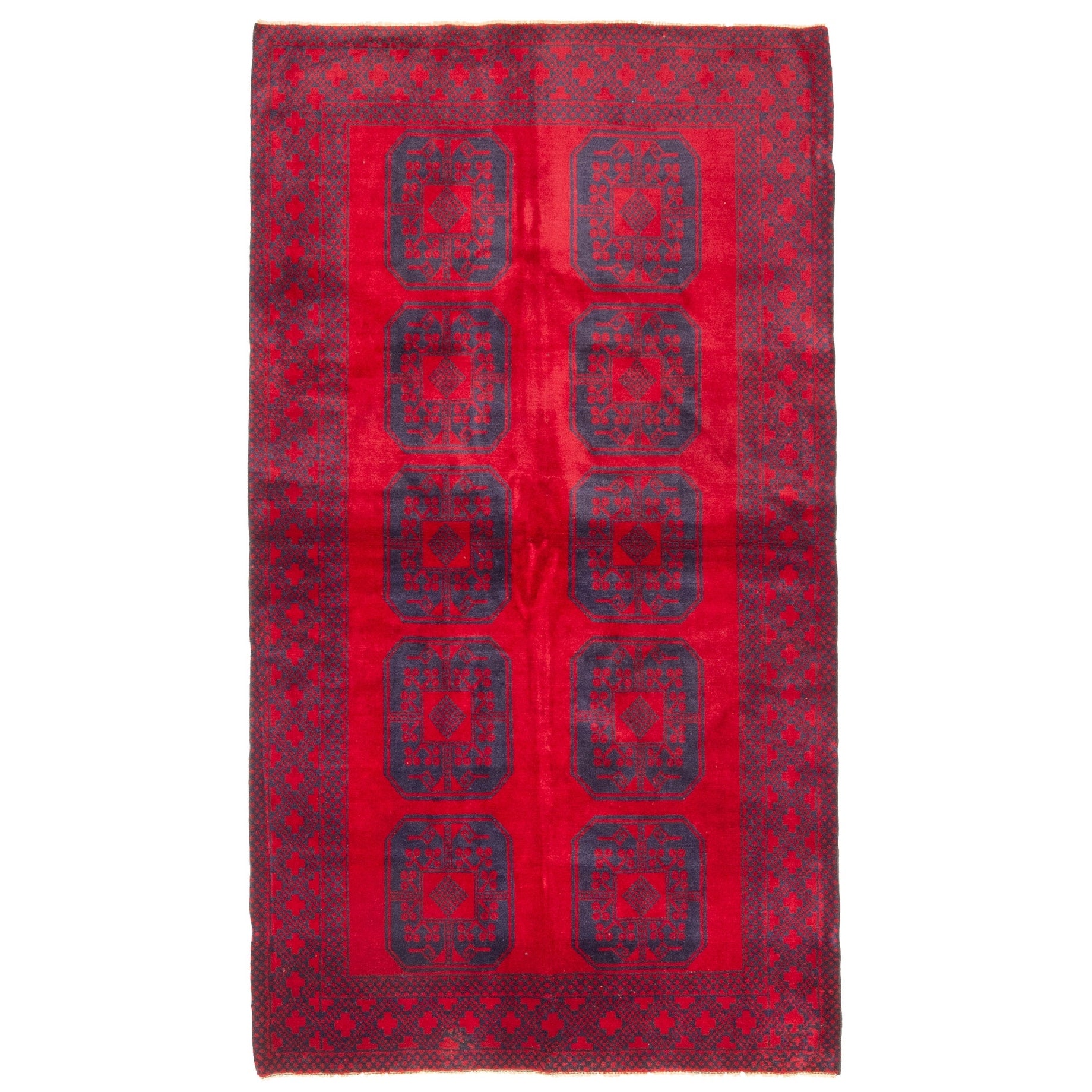 Ecarpetgallery Hand Knotted Teimani Red Wool Rug 37 X 65