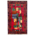 Ecarpetgallery Hand Knotted Teimani Red Wool Rug 35 X 60