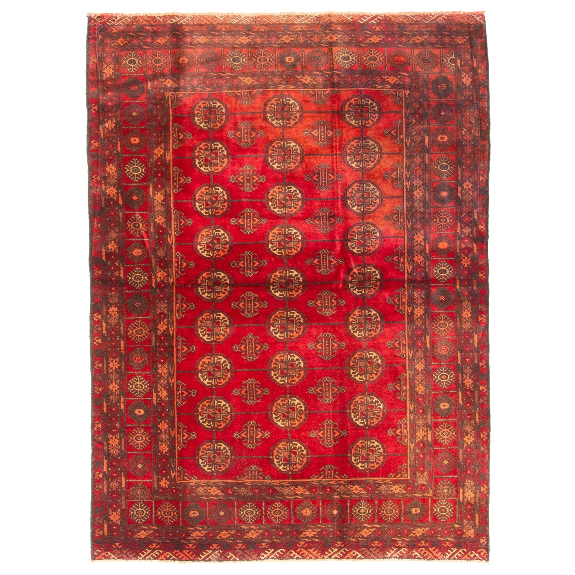Ecarpetgallery Hand Knotted Teimani Red Wool Rug 43 X 511