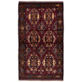 Ecarpetgallery Hand Knotted Teimani Red Wool Rug 36 X 64