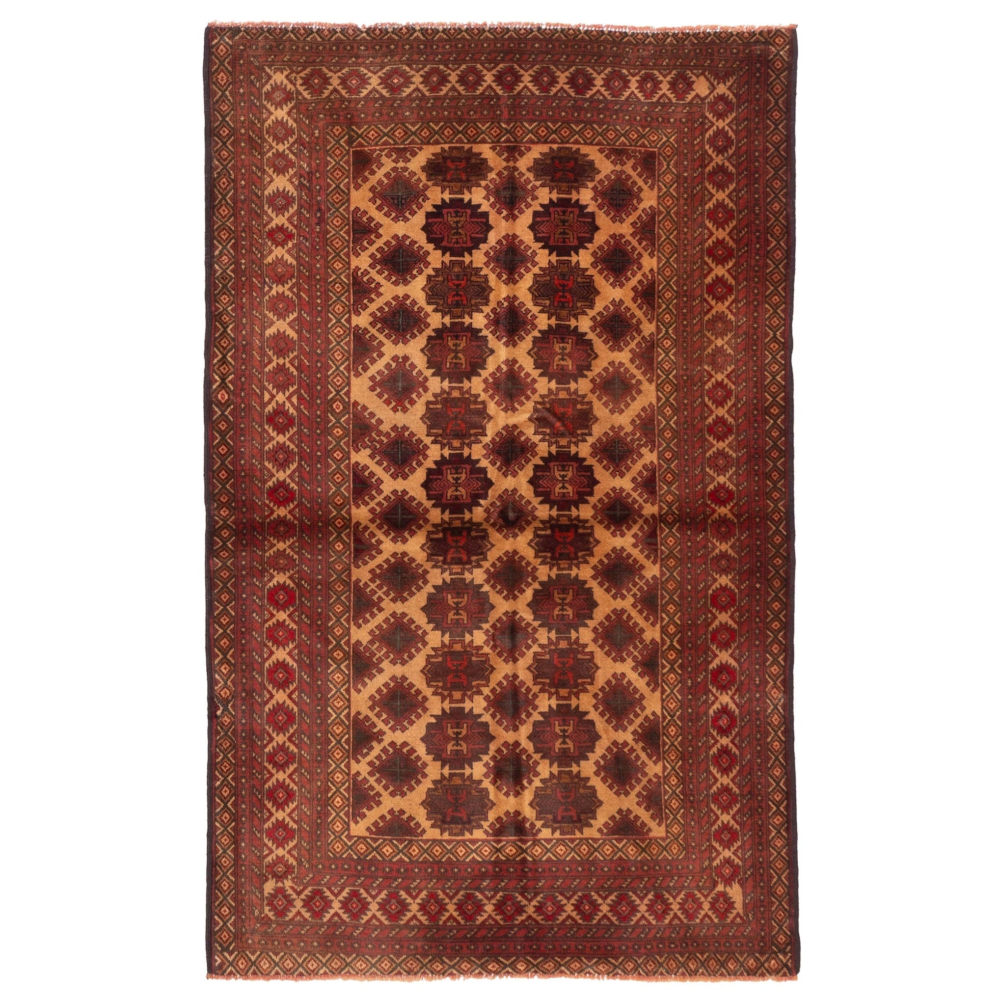 Ecarpetgallery Hand Knotted Teimani Tan Wool Rug 310 X 63