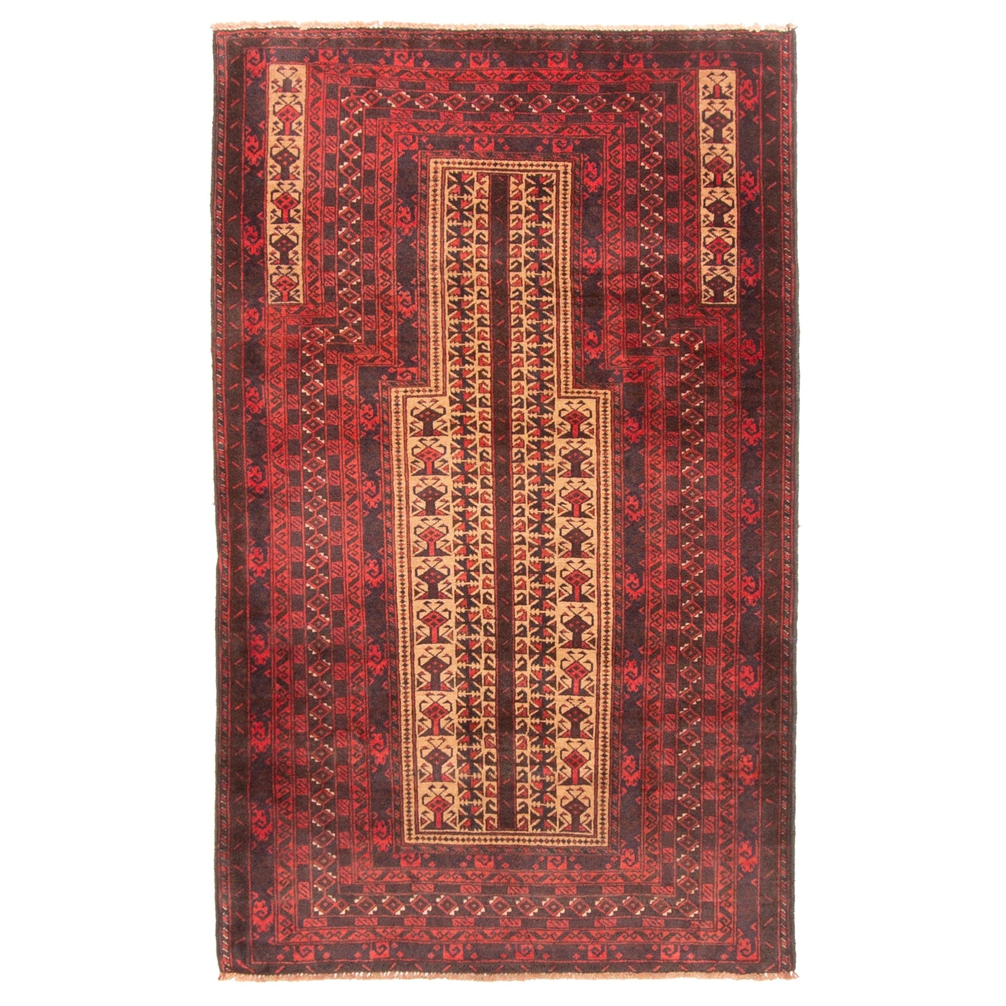 Ecarpetgallery Hand Knotted Teimani Tan Wool Rug 211 X 48