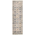Ecarpetgallery Machine Woven Bolivia Yalameh Blue Ivory Rug 22 X 80