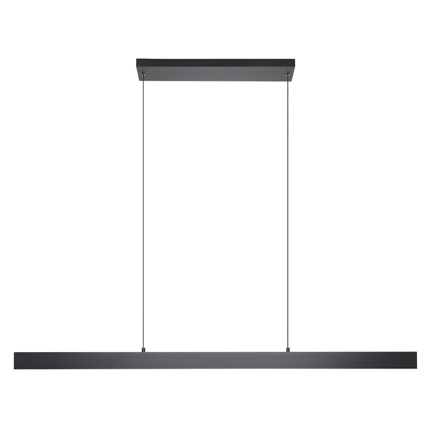 Eglo Climene 1 Light Matte Black Led Linear Pendant