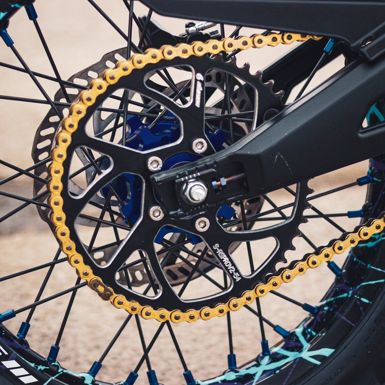 Warp 9 E-Moto Rear Sprocket For Sur Ron Light Bee & Talaria Sting