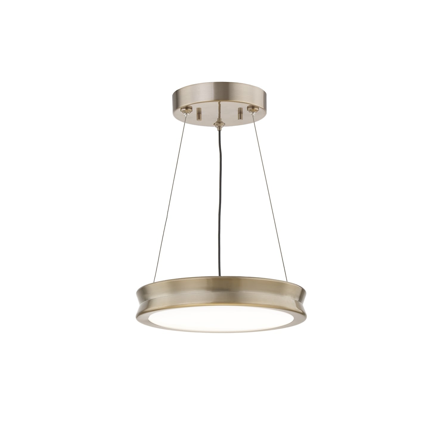 Justice Design Fusion Bevel 8.5 Inch Led Pendant With Opal Glass