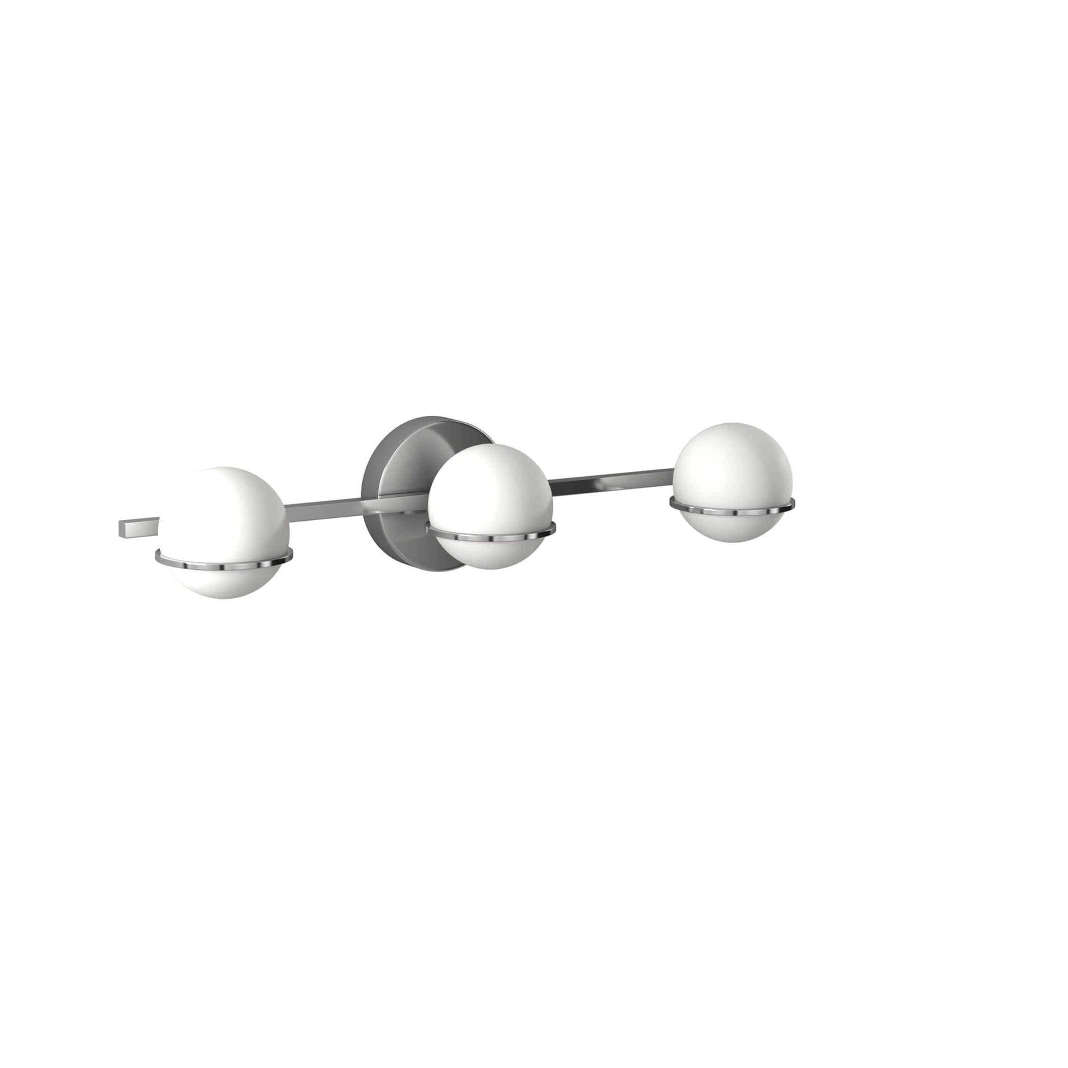 Justice Design Fusion Centric 3 Light Bath Bar With Opal Glass Shade