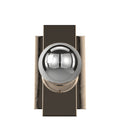 Justice Design Fusion Luna Ada 1 Light Led Wall Sconce With Clear Glass