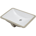 Eago Bc227 22 Undermount Bathroom Sink With Overflow White