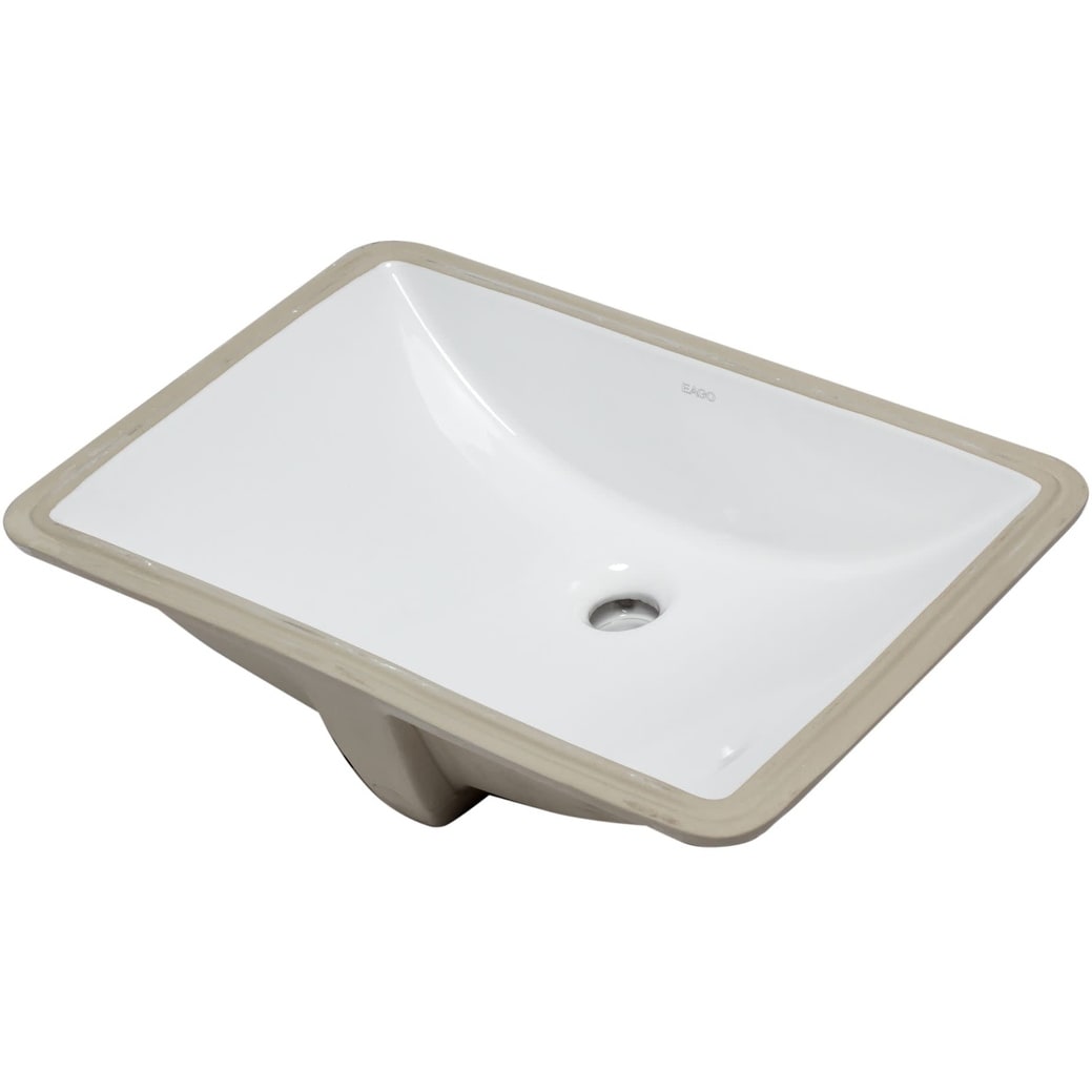Eago Bc227 22 Undermount Bathroom Sink With Overflow White