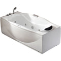 Eago Am189Etl L 31 9 10 Soaking Bathtub For Free Standing Installations With Left Drain And Maxload White