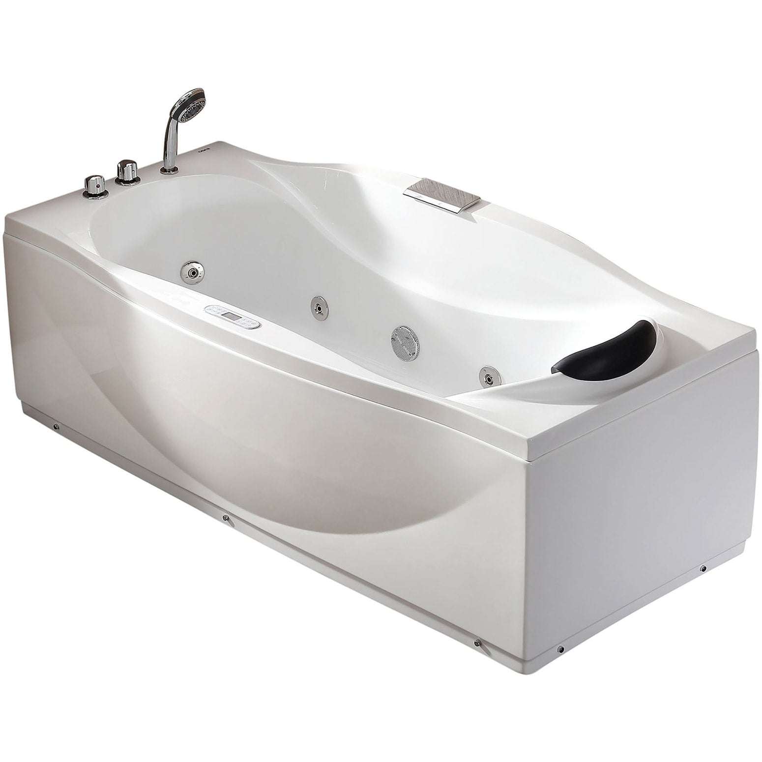 Eago Am189Etl L 31 9 10 Soaking Bathtub For Free Standing Installations With Left Drain And Maxload White