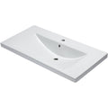 Eago Bh002 39 3 8 Drop In Bathroom Sink With Overflow White