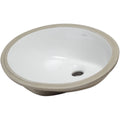 Eago Bc224 17 3 4 Undermount Bathroom Sink With Overflow White