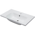 Eago Bh003 31 1 2 Drop In Bathroom Sink With Overflow White