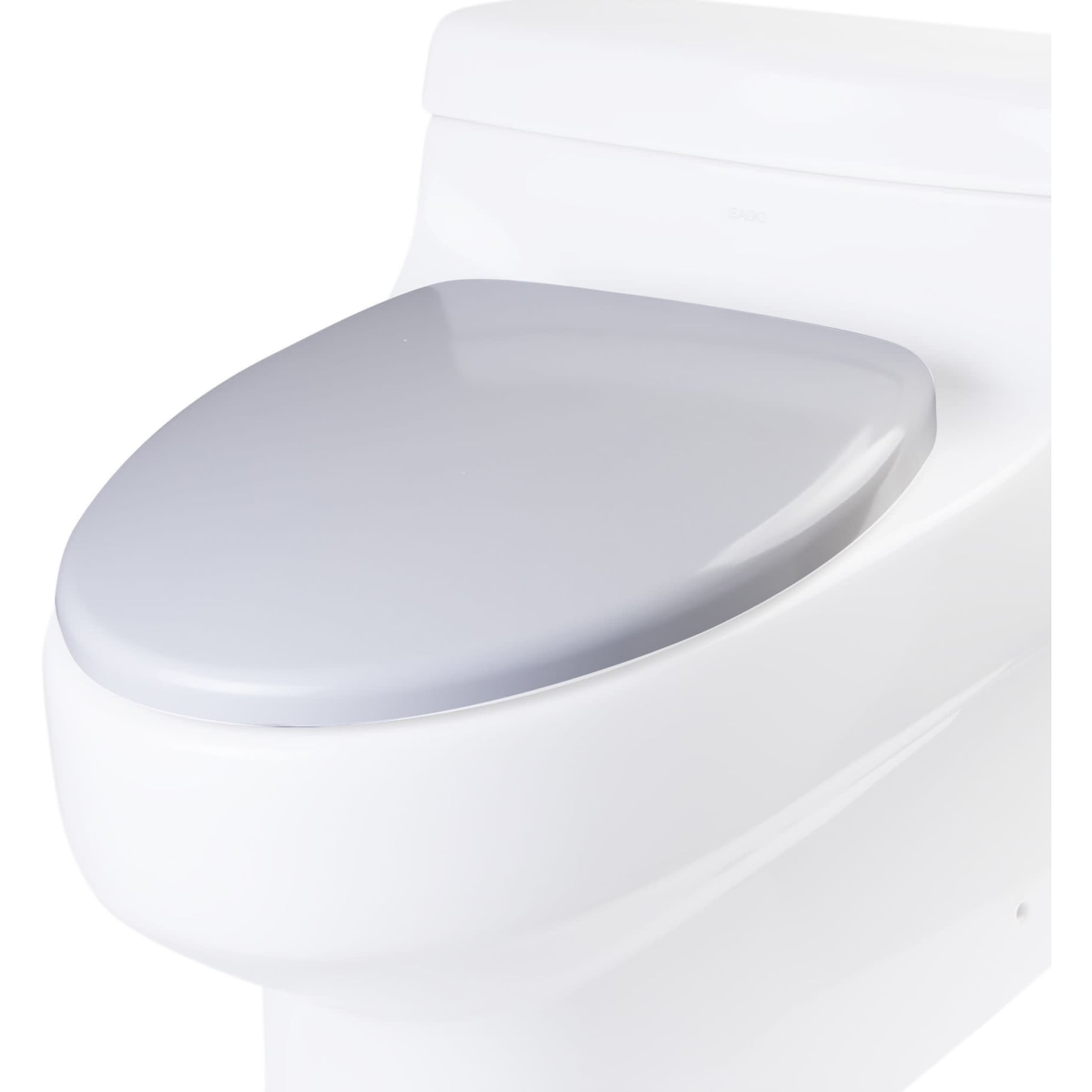 Eago R 352Seat Elongated Closed Front Toilet Seat With Soft Close White