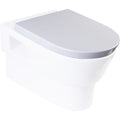 Eago R 332Seat Elongated Closed Front Toilet Seat With Soft Close White