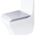Eago R 356Seat Elongated Closed Front Toilet Seat With Soft Close White