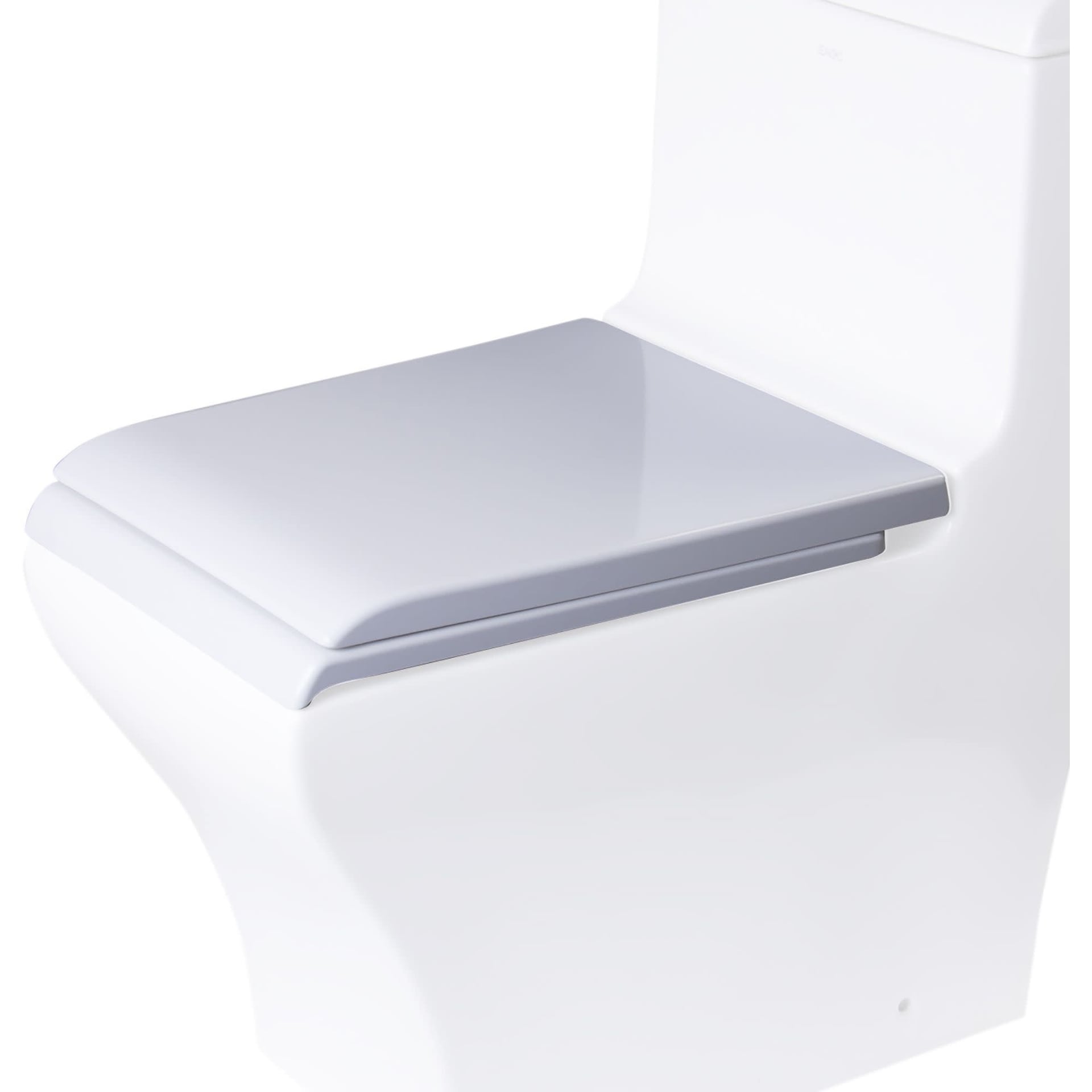 Eago R 356Seat Elongated Closed Front Toilet Seat With Soft Close White