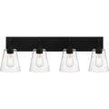 Earth Black Four Light Bath From The Dacosta Collection