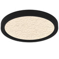 Earth Black Led Flush Mount From The Outskirts Collection