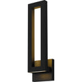 Earth Black Led Outdoor Wall Mount From The Pompeii Collection