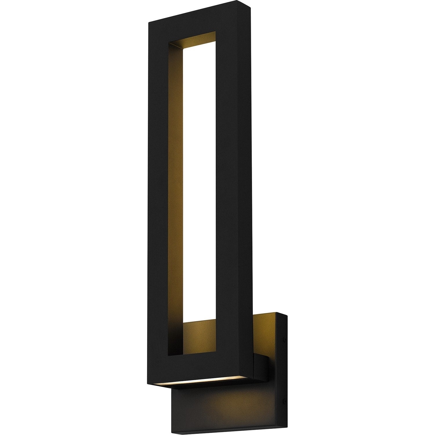 Earth Black Led Outdoor Wall Mount From The Pompeii Collection